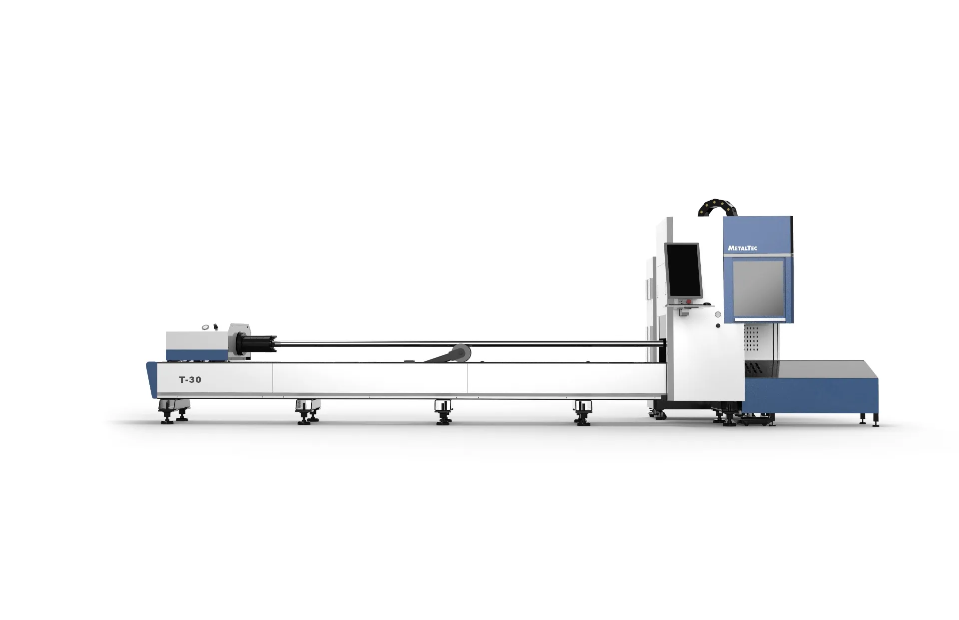 Фото METALTEC T-30 (MAXPHOTONICS 1500W) оптоволоконный лазерный станок для металлических труб в интернет-магазине ToolHaus.ru