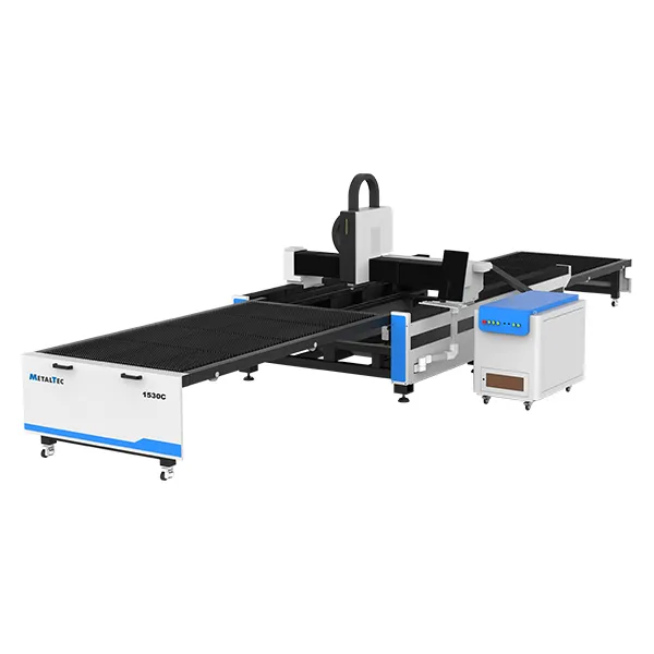 Фото MetalTec 1530C (1500W) оптоволоконный лазерный станок для резки металла с ручной сменой рабочих стол в интернет-магазине ToolHaus.ru
